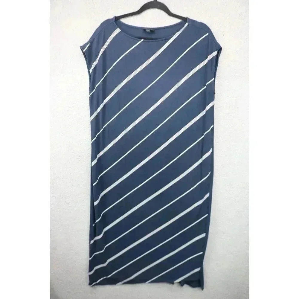 J. Jill Wearever Collection Sleeveless Maxi Dress-Size Medium-Stretchy